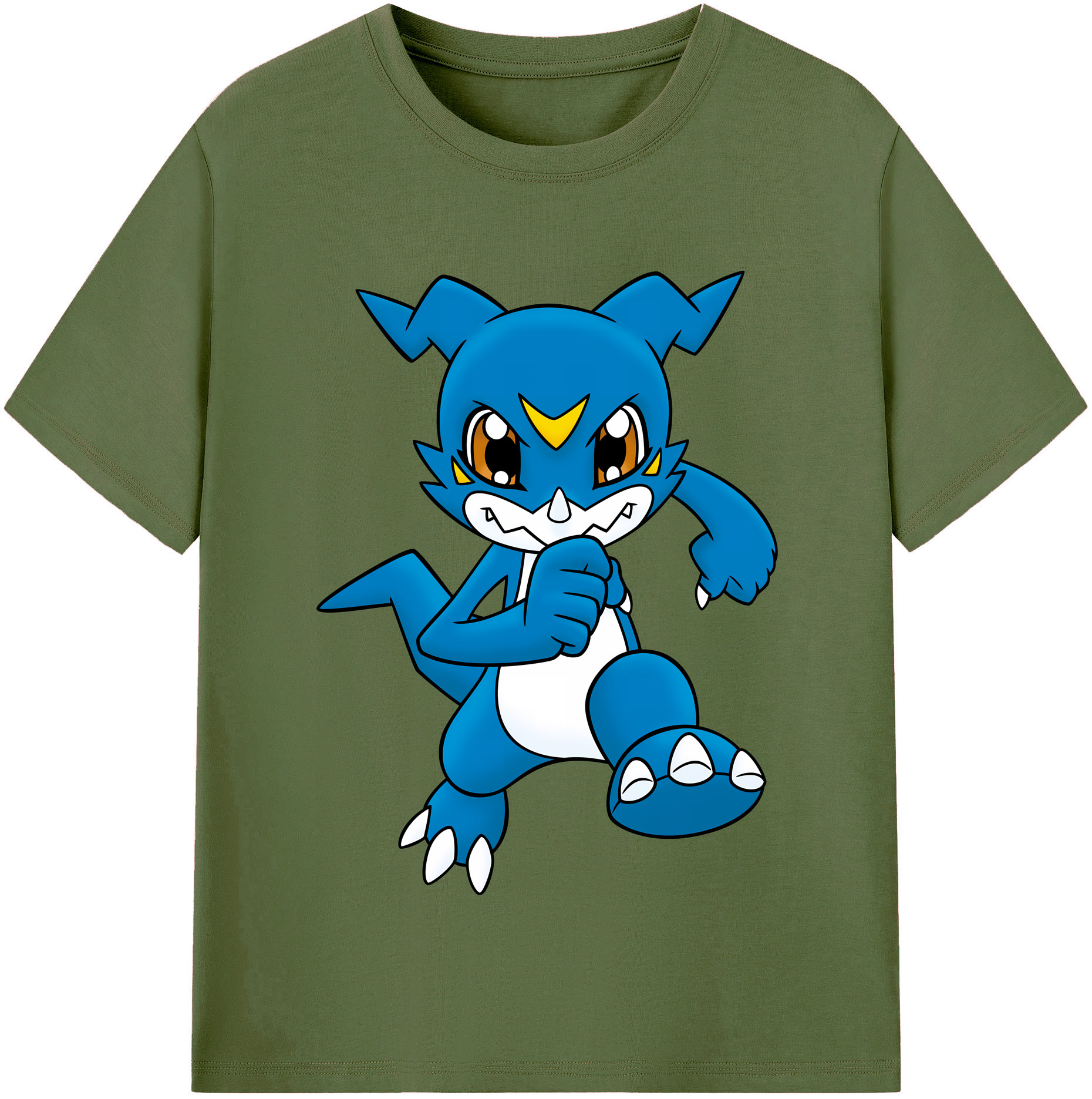 （画像用） Digimon デジタルモンスター/デジモン 綿100％半袖Tシャツ（フロントプリント）